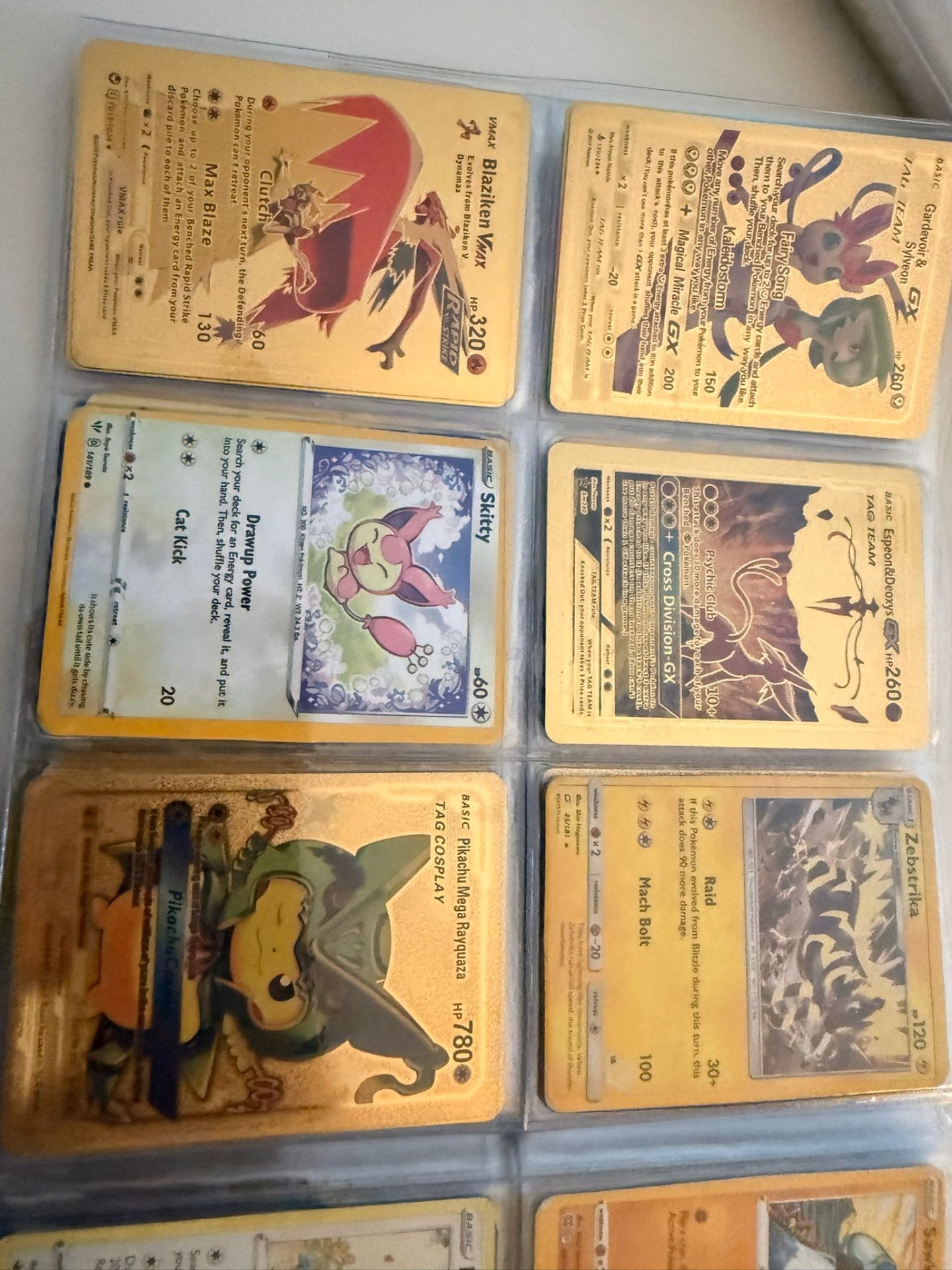 Pokémon binder page 22