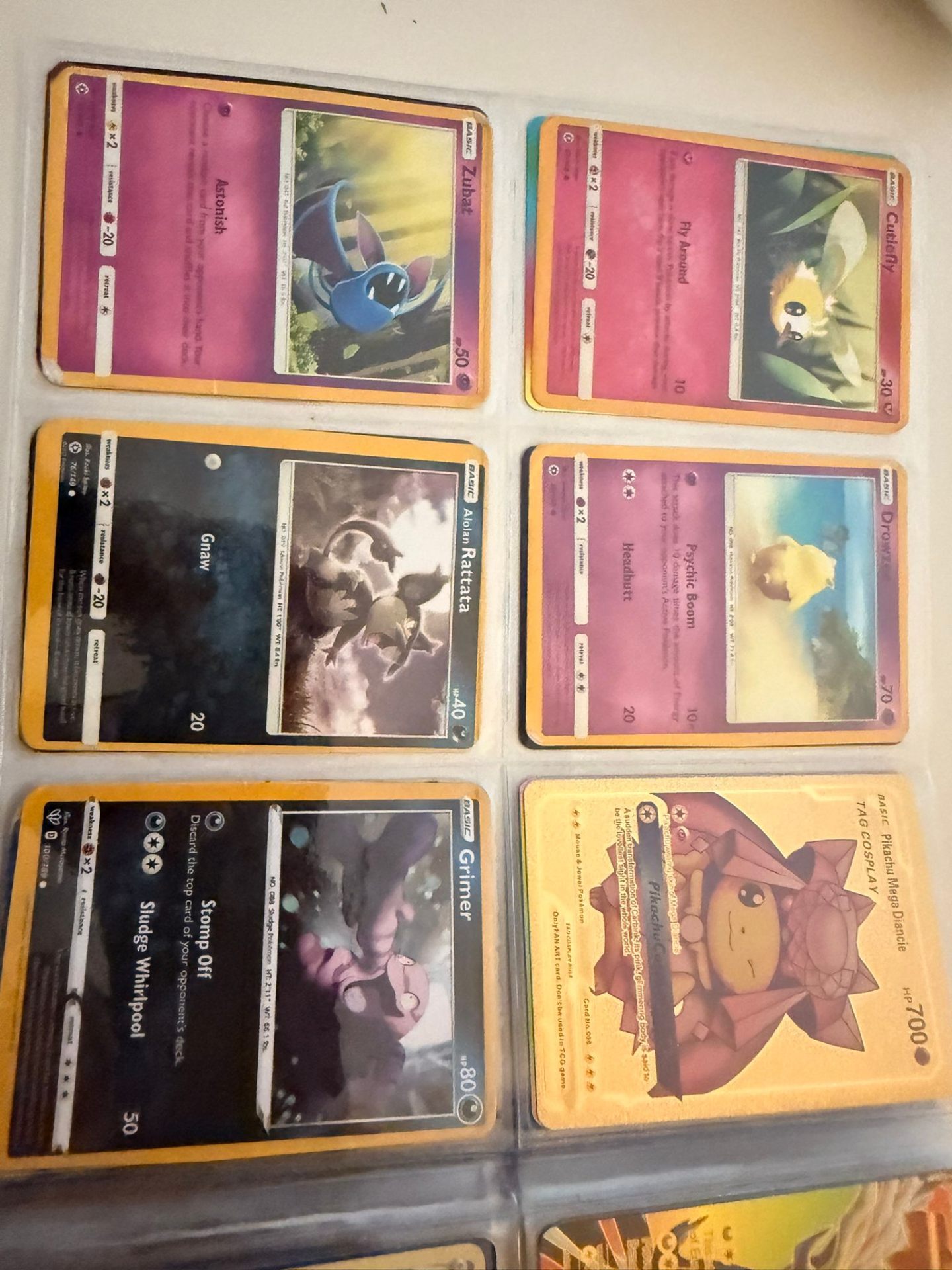 Pokémon binder page 27