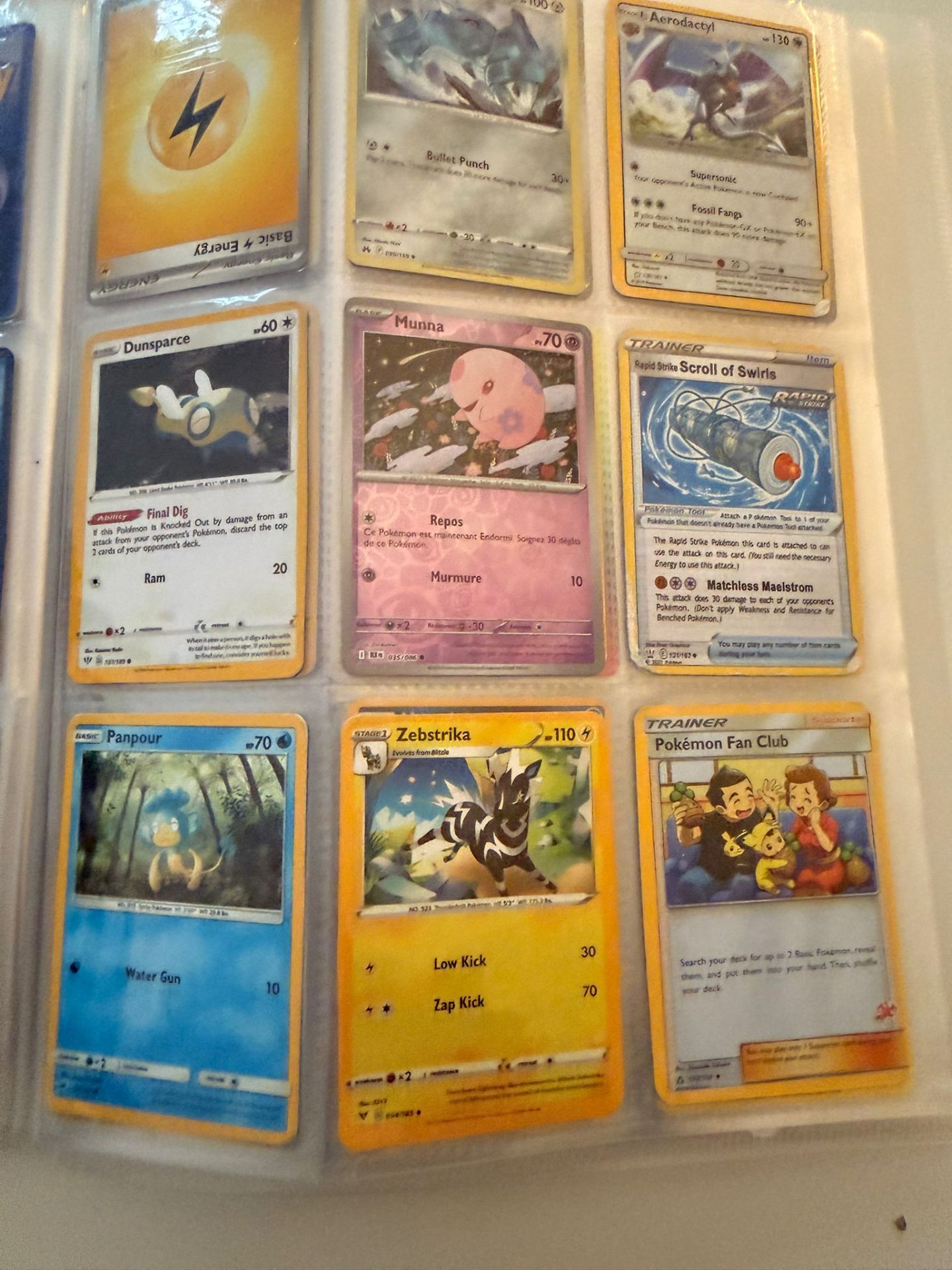Pokémon binder page 33